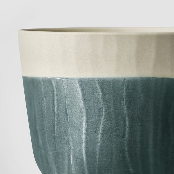 Кашпо, 13 см, серый, ручная работа IKEA SAGOGRYN 405.269.44 - фото 4