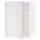 METOD Навесной шкаф с полками - белый/Ringhult светло-серый 60x80 см