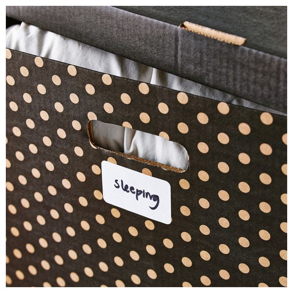 Коробка с крышкой ПИНГЛА, черный - фото 2