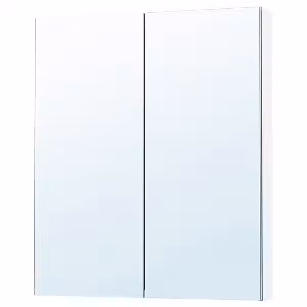 LETTAN Зеркальный шкаф с дверцами - зеркальный эффект/зеркальное стекло 80x15x95 см - фото 1