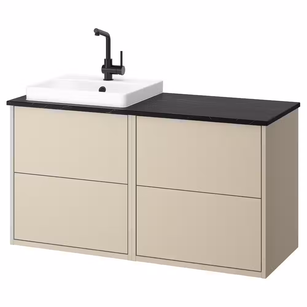 HAVBÄCK / ORRSJÖN ОРРШЁН Шкаф п-раковину/раковина/смеситель - фото 1