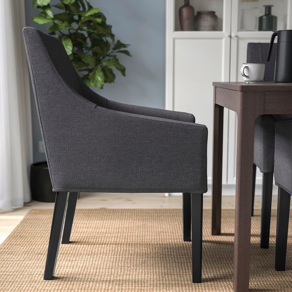 Стул, черный, Sporda темно-серый IKEA SAKARIAS ЗАКАРИАС 692.790.28 - фото 17