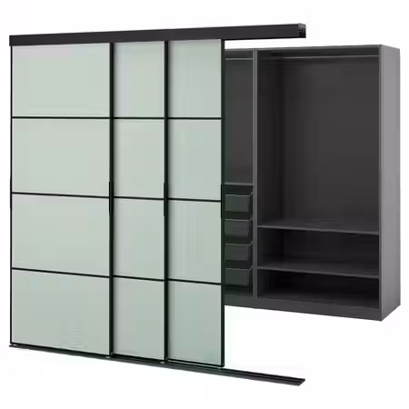 SKYTTA / PAX Гардеробная с раздвижными дверями