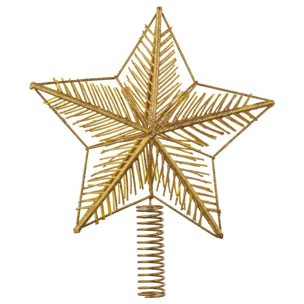 Наконечник-звезда ВИНТЕР 2018, золотой (26.5 см) - фото 1