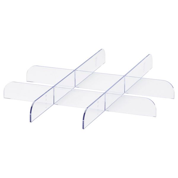 Разделитель для выдвижной полки, прозрачный 50x58 см IKEA КОМПЛИМЕНТ 703.666.04 - фото 1