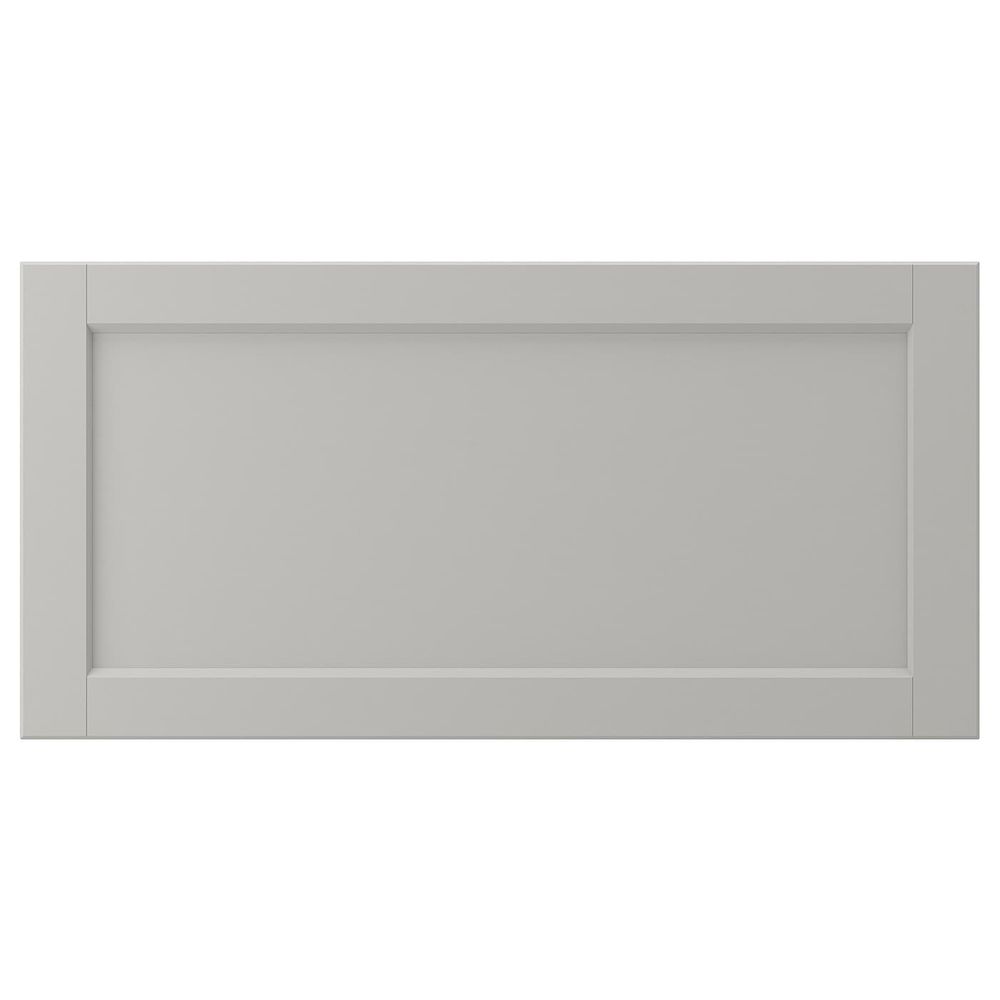 Фронтальная панель ящика, светло-серый 80x40 см IKEA LERHYTTAN ЛЕРХЮТТАН 604.615.74 - фото 1