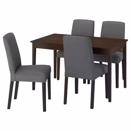 NÄSINGE НЭСИНГЕ / BERGMUND Стол и 4 стула