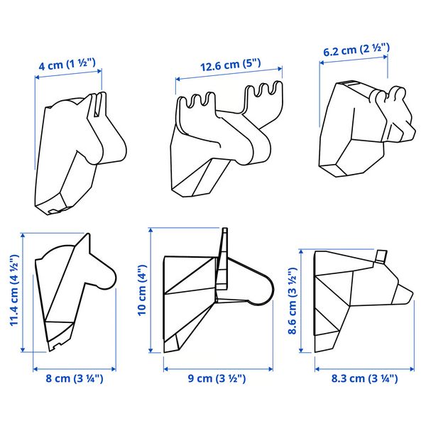 IKEA, дополнительный ракурс - схема-чертеж с размерами