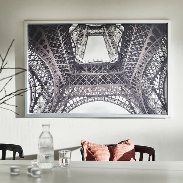 Картина с рамой, Под Эйфелевой башней/цвет алюминия 118x78 см IKEA BJÖRKSTA БЬЁРКСТА 494.167.38 - фото 2