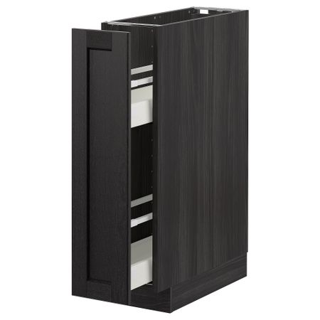 Напольный шкаф, выдвижной внутри элементы, 20x60 cm IKEA METOD МЕТОД 192.601.68