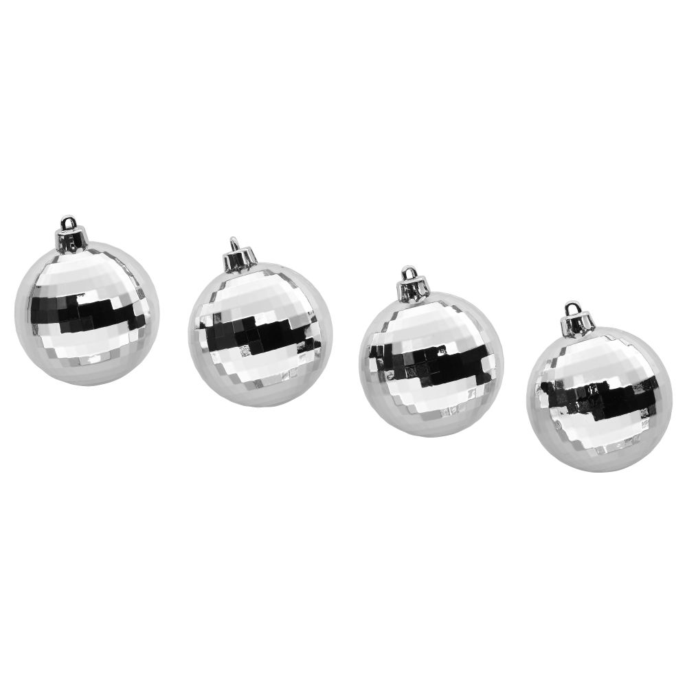 Украшение, шар ВИНТЕР 2017, серебристый (7 см) - фото 1