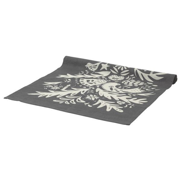 Дорожка настольная ВИНТЕР 2016, серый, белый (45x140 см) - фото 1