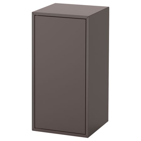 Шкаф с дверцей и 1 полкой, темно-серый 35x35x70 см IKEA EKET ЭКЕТ 503.737.33