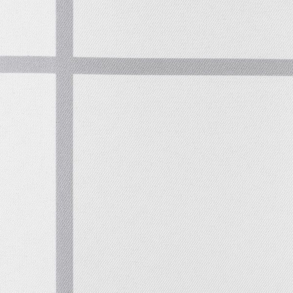Штора для ванной, белый, серый 180x200 см IKEA RÄLLSJÖN РЭЛЛЬШЁН 204.701.32 - фото 2