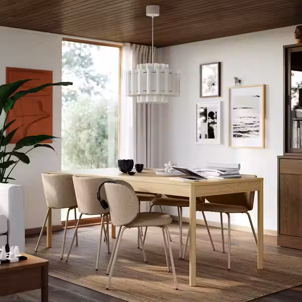 TONSTAD / KRYLBO КРЮЛБО Стол и 6 стульев - фото 2