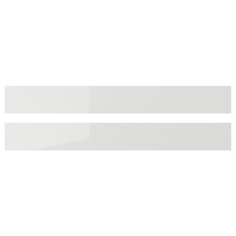 RINGHULT Фронтальная панель ящика - глянцевый светло-серый 80x10 см - фото 1