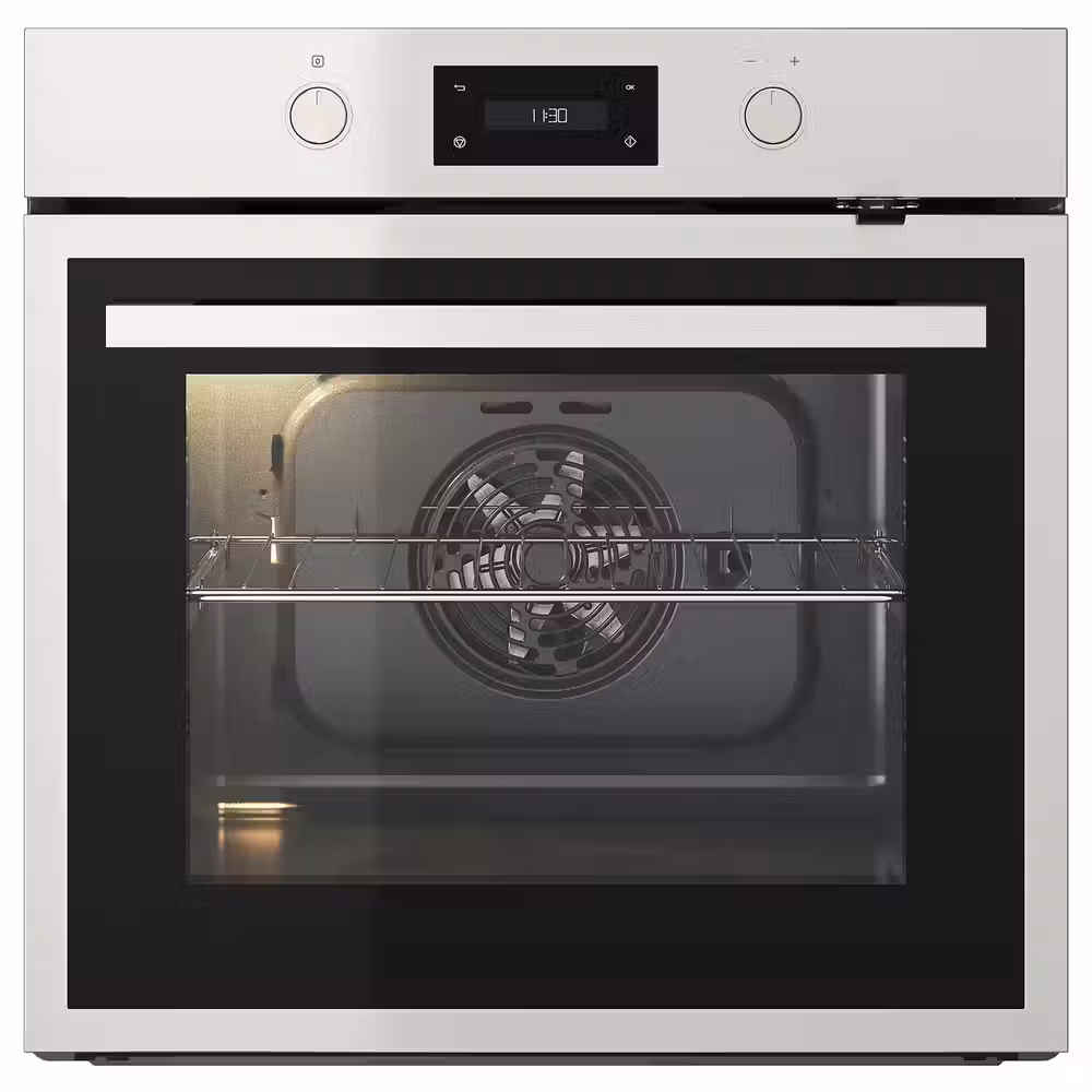 ANRÄTTA Духовка с горяч обдув и пирол функ - IKEA 700 нержавеющая сталь - фото 1