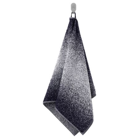 Полотенце, 50x100 см, белый/темно-синий IKEA NYCKELN 004.943.89