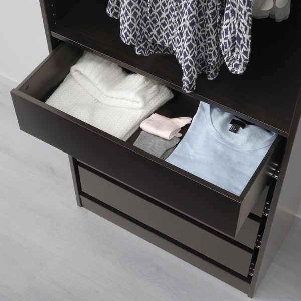 Ящик, черно-коричневый 75x35 см IKEA KOMPLEMENT КОМПЛИМЕНТ 403.697.22 - фото 2