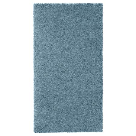 Ковер, короткий ворс, 80x150 см, классический синий IKEA STOENSE СТОЭНСЕ 004.270.07