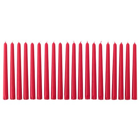 Неароматическая свеча ВИНТЕР 2016, красный (23 см)