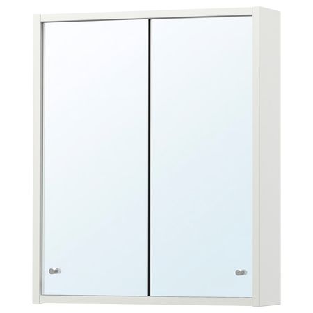 NYSJÖN Шкафчик зеркальный - белый 50x60 см