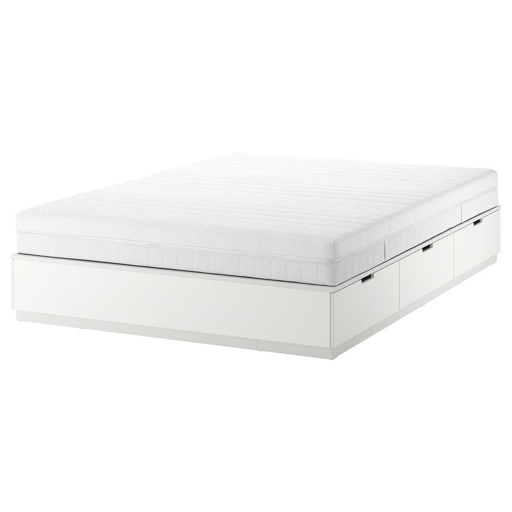 NORDLI Кровать с отд д/хранения и матрасом - фото 1