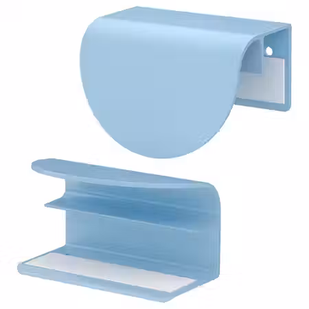 LATMASK Ручка-зажим - синий 60 мм 2 шт