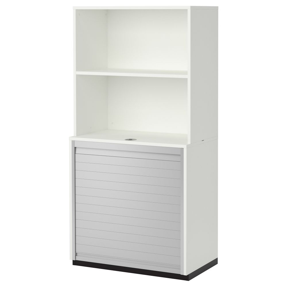 Комбинация для хранения с дверцей-шторой ГАЛАНТ, белый (80x160 см) - фото 1