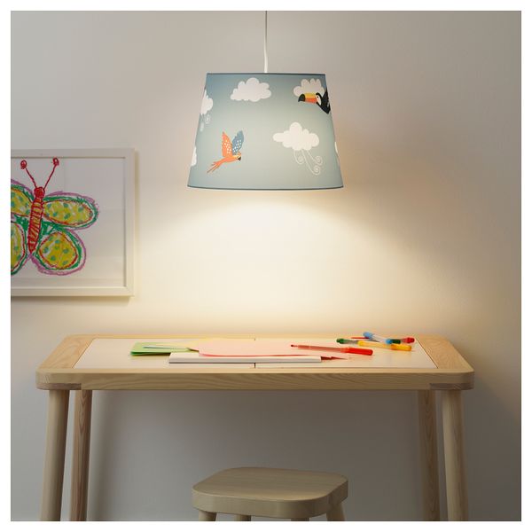 Абажур ТРОЛЛАКУЛЛА, синий (33 см) - фото 2