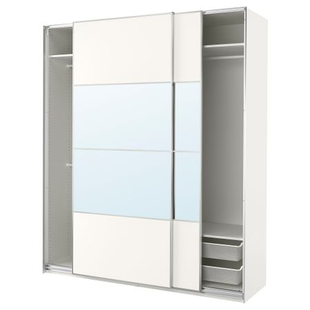Гардероб, комбинация IKEA PAX ПАКС, MEHAMN МЕХАМН, AULI АУЛИ 594.329.88