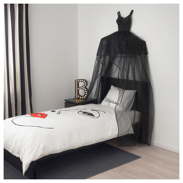 Полог ОМЕДЕЛЬБАР, черный - схема-чертеж с размерами