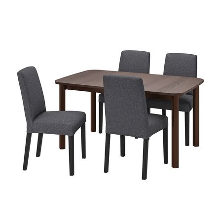 STRANDTORP / BERGMUND Стол и 4 стула