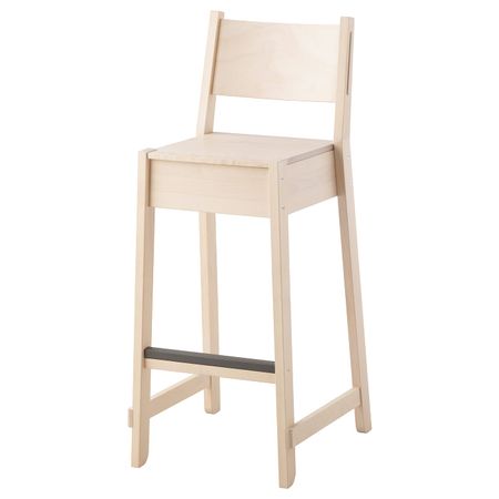 Стул барный, береза 74 см IKEA NORRÅKER НОРРОКЕР 404.290.09