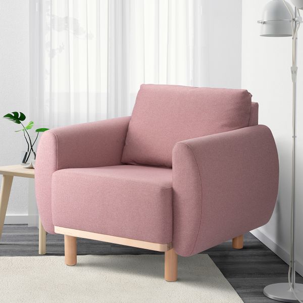 Кресло, Гуннаред светлый коричнево-розовый IKEA GRUNNARP ГРУННАРП 504.954.90 - фото 2