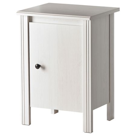 Тумба прикроватная БРУСАЛИ, белый (44x36 см)