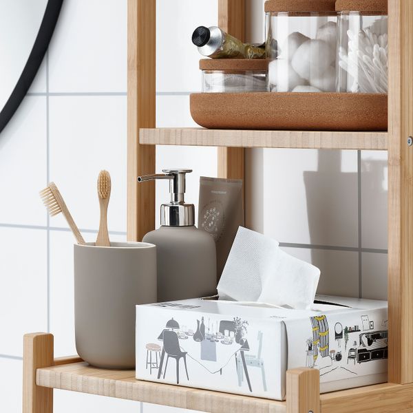 Салфетка бумажная, белый 16x32 см IKEA FAMILJ ФАМИЛИ 404.003.84 - схема-чертеж с размерами