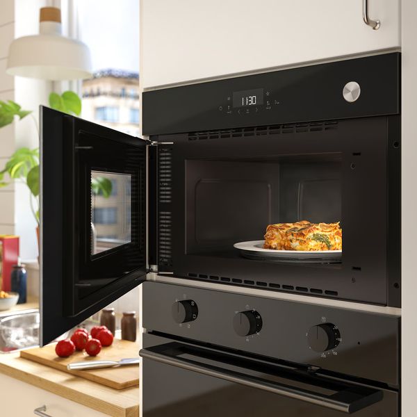 SPJUTBO Встраиваемая микроволновая печь - ИКЕА 300 чёрный - фото 3