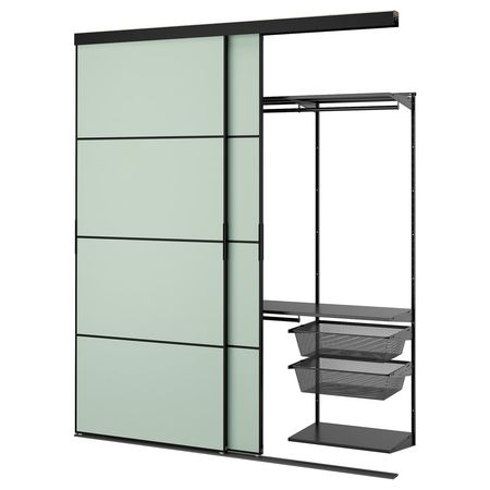 SKYTTA / BOAXEL Гардероб с раздвижными дверями
