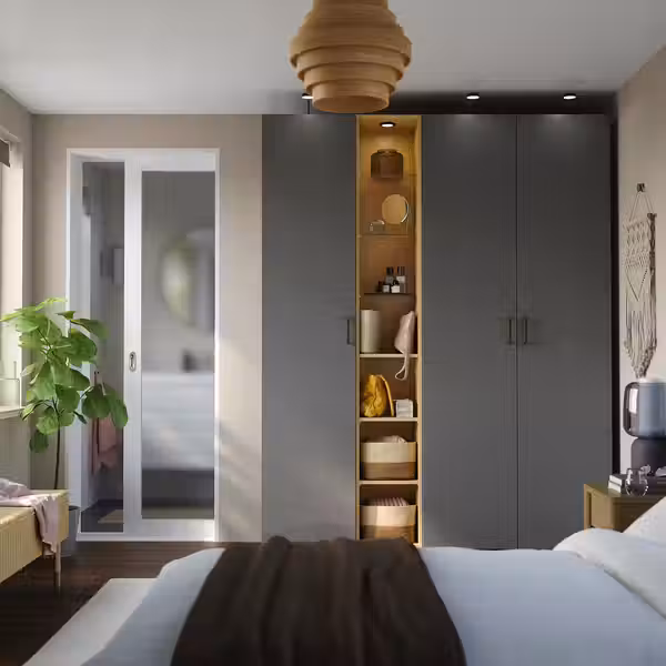 PAX / FORSAND Гардероб, комбинация - схема-чертеж с размерами