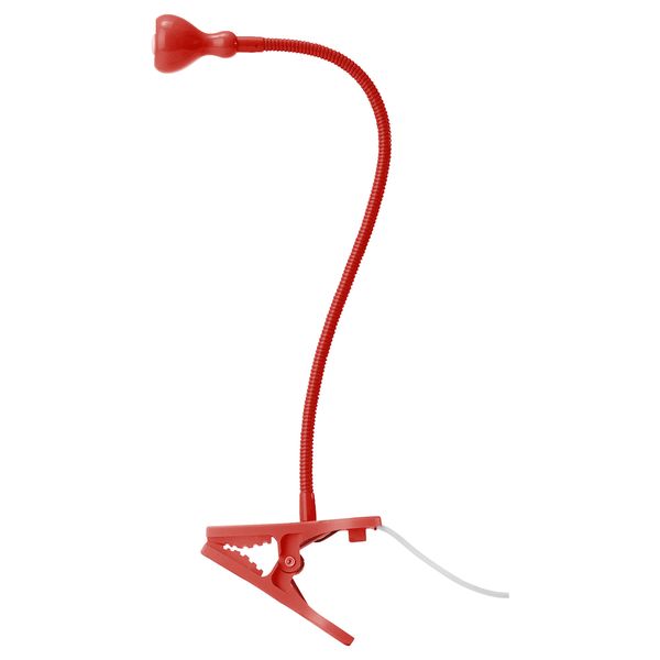 Софит настенный, с зажимом, светодиодная ЯНШО, красный - фото 1