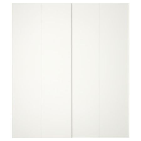 HASVIK Пара раздвижных дверей - белый 200x236 см