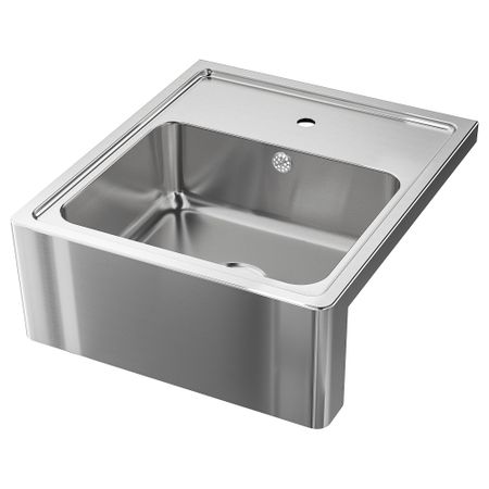 Мойка с видимой фронтальной стенкой, 60x69 см, нержавеющая сталь IKEA BREDSJÖN БРЕДШЁН 492.895.56