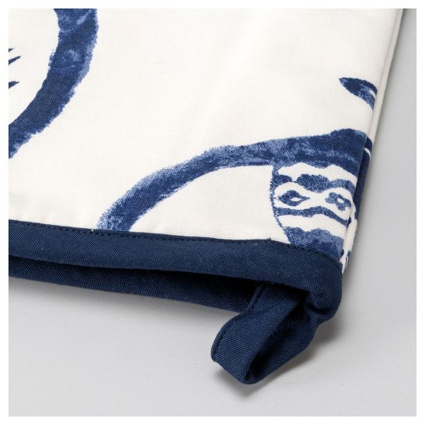 Варежка-прихватка СОММАРГЛИМ, белый - схема-чертеж с размерами