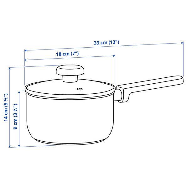 IKEA, дополнительный ракурс - схема-чертеж с размерами