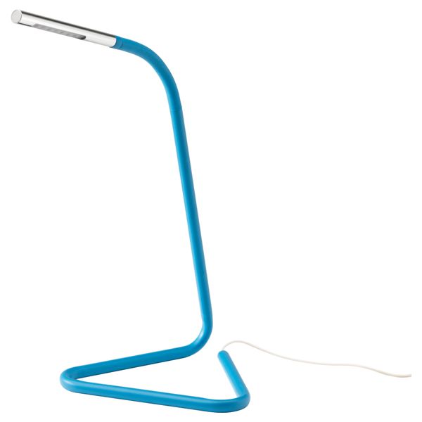 Рабочая лампа, светодиодная ХОРТЕ, синий, серебристый - фото 1