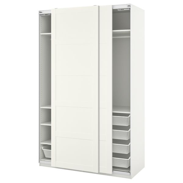 Гардероб, комбинация, 150x66x236 см, белый IKEA PAX/BERGSBO 494.216.69 - фото 1