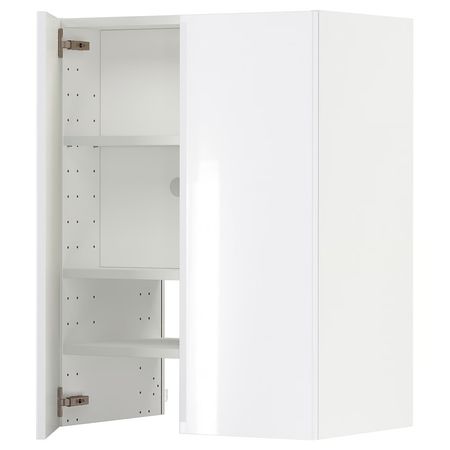 METOD Навесной шкаф д/вытяжки/полка/дверь - белый/Ringhult белый 60x80 см