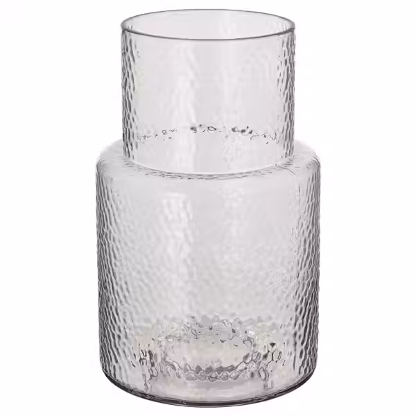 KONSTFULL КОНСТФУЛЛ Ваза - прозрачное стекло/с рисунком 26 см - фото 1