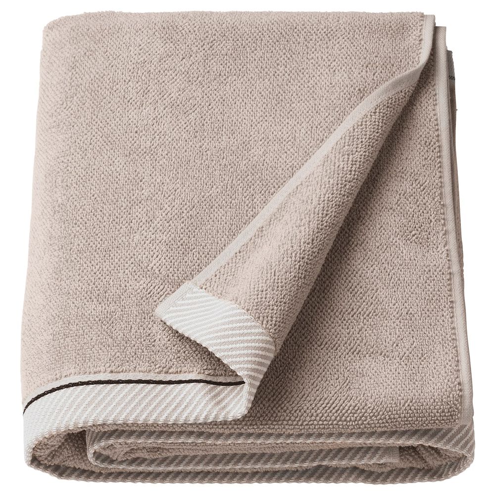 Простыня банная, темно-бежевый 100x150 см IKEA VIKFJÄRD ВИКФЬЕРД 304.784.15 - фото 1